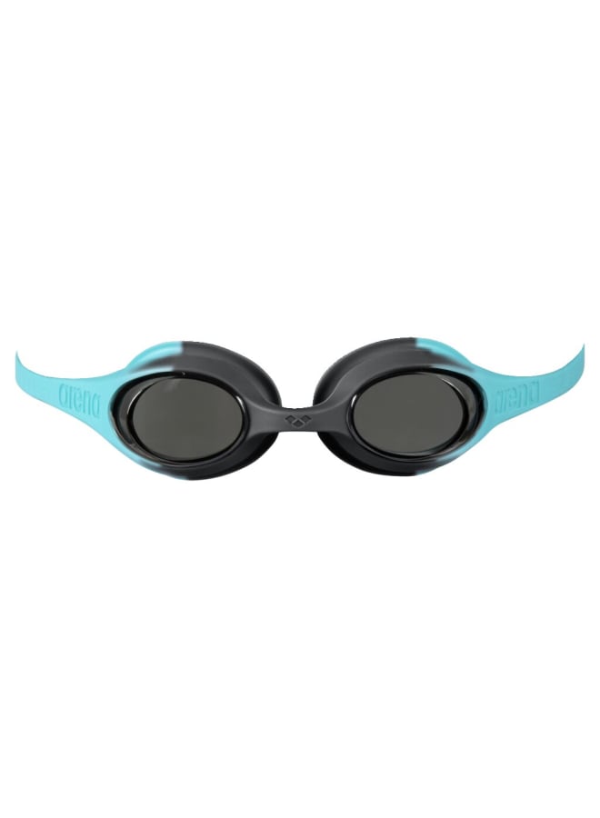 arena Spider Kids Smoke-Black-Mint Goggles, Training, Pool, Equipment, Uni Kids - Kids Training Swim Goggles with Soft Silicone Seals - Image 2