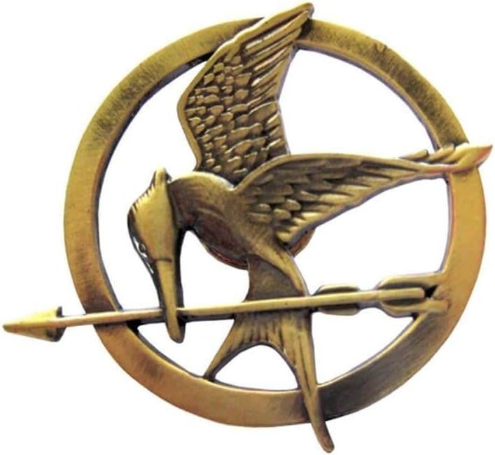 NECA The Hunger Games Mockingjay Prop Replica Pin - Bronze Metal Brooch