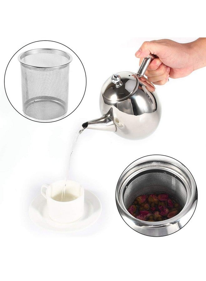 Jadeshay Jadeshay Tea Kettle, 1L Large Stainless Steel Teapot Coffee Pot with Removable Filter for Home, Hotel, Cafe, Bar, Restaurant  - Image 2