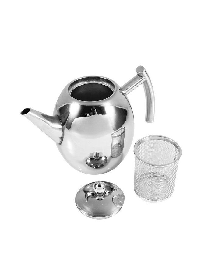 Jadeshay Jadeshay Tea Kettle, 1L Large Stainless Steel Teapot Coffee Pot with Removable Filter for Home, Hotel, Cafe, Bar, Restaurant  - Image 3