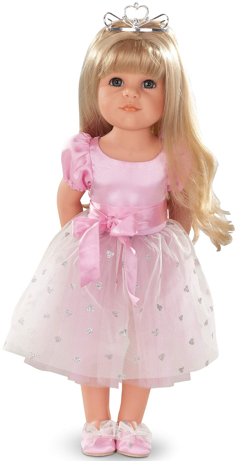 Götz Gotz Hannah Princess 19.5" Blonde Poseable Doll with Blue Eyes and Additional Outfit - Image 1