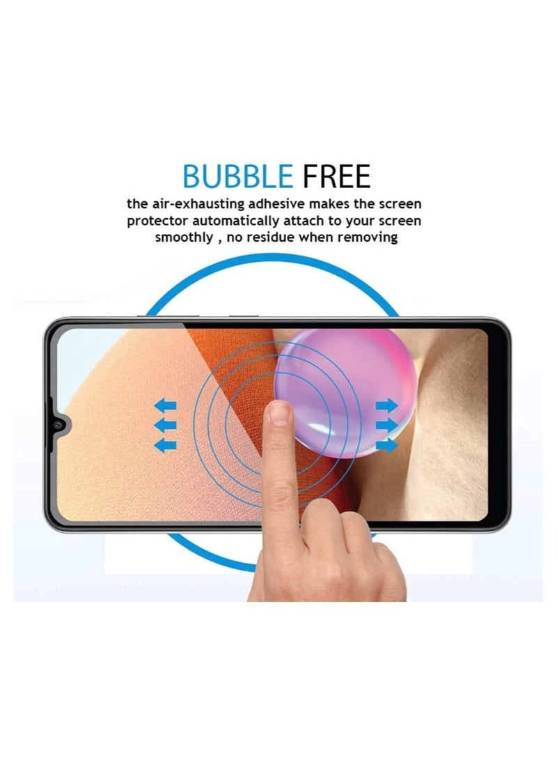 ELTRAZONE Samsung Galaxy A12 / A32 5G Screen Protector Glass Full Glue Tempered Screen Guard Anti-Fingerprints Shatter-Resistant - Image 3