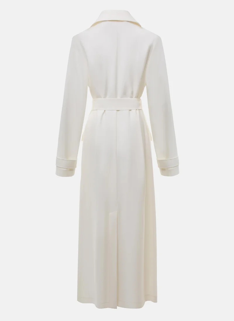 Lichi Loose maxi trench with matching waistband