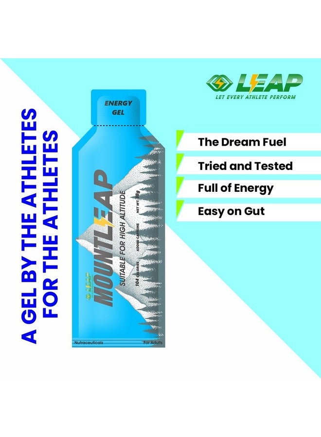 LEAP Leap Energy Gels For Running Cycling & Other Sports | Replacement Of Energy Drink For Quick Energy & Easy Digestion - Mount-Blueberry)  - Image 4