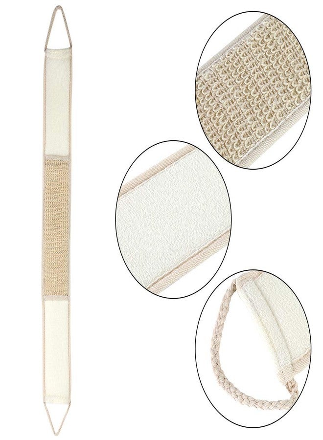 Milltrip Back Scrubber for Shower Exfoliating Back Cloth Body Extended Length Scrubber Towel Exfoliating Stretchable Pull Strap Wash Cloth for Bath Body Scrub Washcloth - Image 4