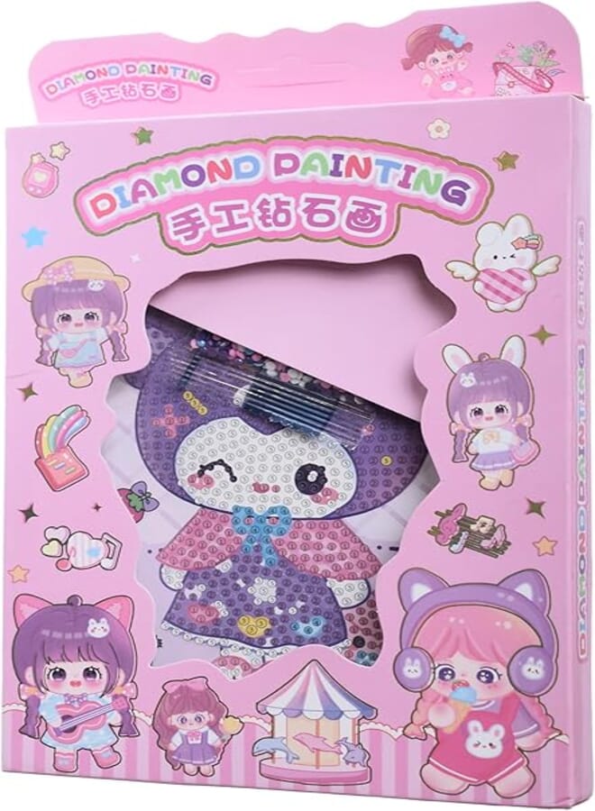Melodi Framed Diamond Painting Craft Kit - Multicolor 