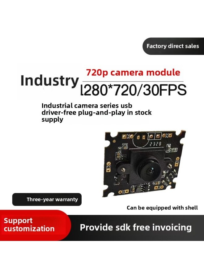 USB Distortion-free 720P Camera Module 3D Printer Computer Notebook Advertising Machine UVC Protocol Drive-free-Color:720P Lens Angle 40 ° - Image 2