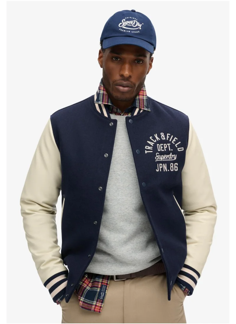 سوبر دراي VARSITY CHAIN STITCH BOMBER