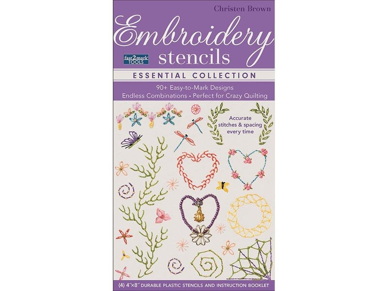C T PUBLISHING C&T Publishing C&T Essential Fast2Mark Embroidery Stencils - Image 5
