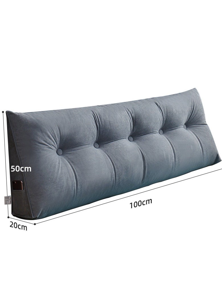 XiuWoo - 3 in 1 Soft Reading Pillow, Wedge Pillow Sofa, Lumbar Pillow Bed Cushion, Back Support Cushion, Seat Cushion, Neck Support Pillow, Bed Chair Cushion, Headboard Bed Pillow - Image 1