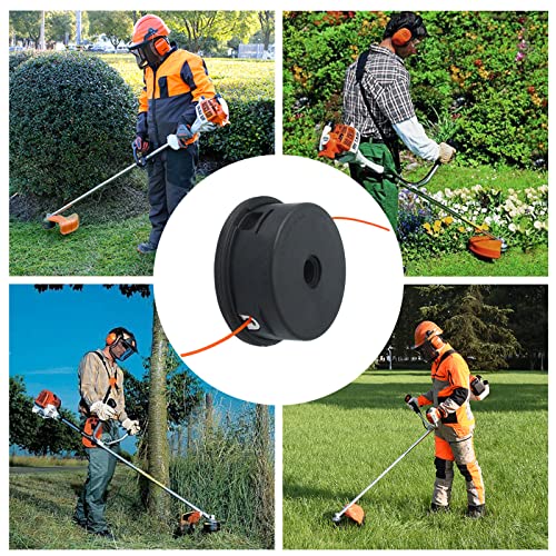 AILEETE 25-2 Bump Feed Trimmer Head 4002 710 2108 for Stihl FS55 FS55R FS56 FS56RC FS70 FS70R FS80 FS85 FS90 FS90R FS91R FS94R FS100RX FS110 FS111RX FS120 FS130 FS131 FS240, Replaces 4002 710 2191 - Image 4