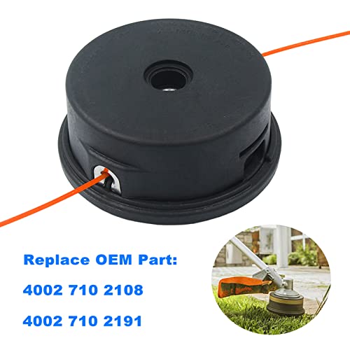 AILEETE 25-2 Bump Feed Trimmer Head 4002 710 2108 for Stihl FS55 FS55R FS56 FS56RC FS70 FS70R FS80 FS85 FS90 FS90R FS91R FS94R FS100RX FS110 FS111RX FS120 FS130 FS131 FS240, Replaces 4002 710 2191 - Image 3