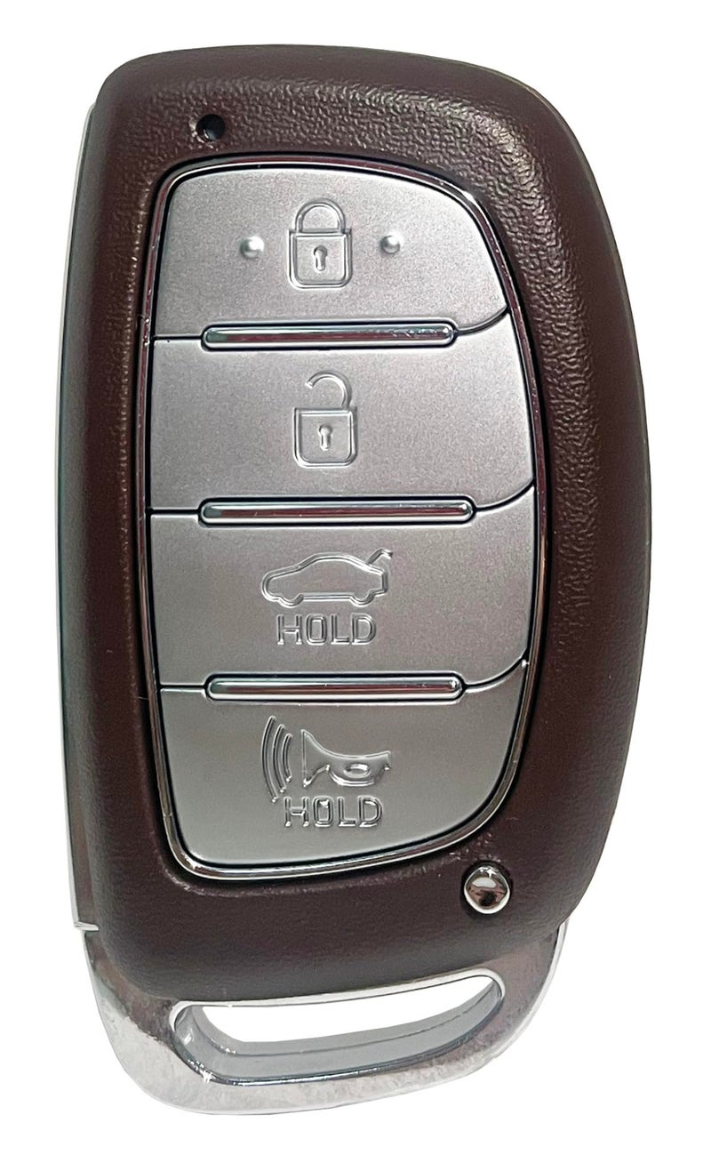 Arruweer Smart Key Fob Cover Case Shell Fit for Hyundai Tucson Sonata Elantra 2015 2016 2017 2018 2019 2020 2021 Keyless Entry Remote Casing (with Battery Holder B) - Image 4