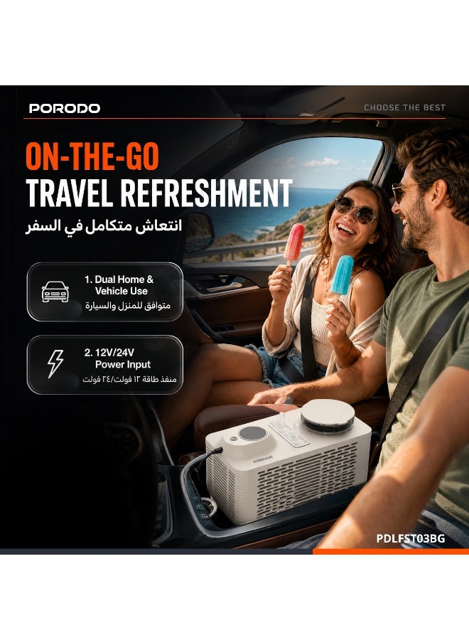 بورودو ماكينة صنع المصاصات الصغيرة المحمولة من نكتار - ماكينة تجميد سريعة تعمل بتقنية أشباه الموصلات بقدرة 150 واط، متوافقة مع المنازل والسيارات بجهد 12 فولت تيار مستمر، وخالية من مادة BPA - Image 2