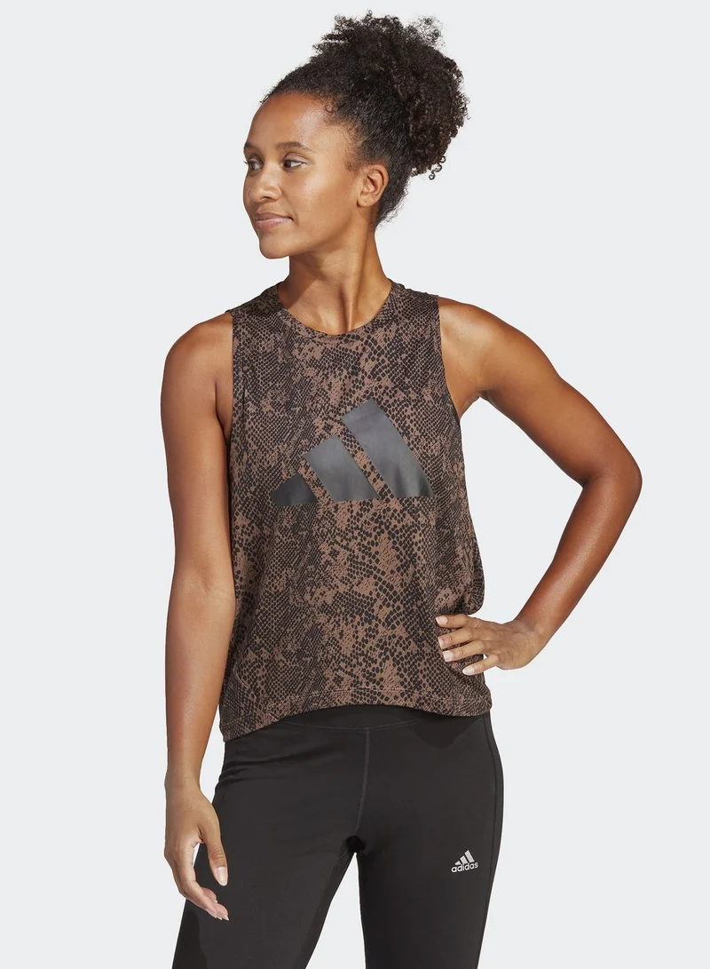 Adidas Train Icons Aop T-Shirt