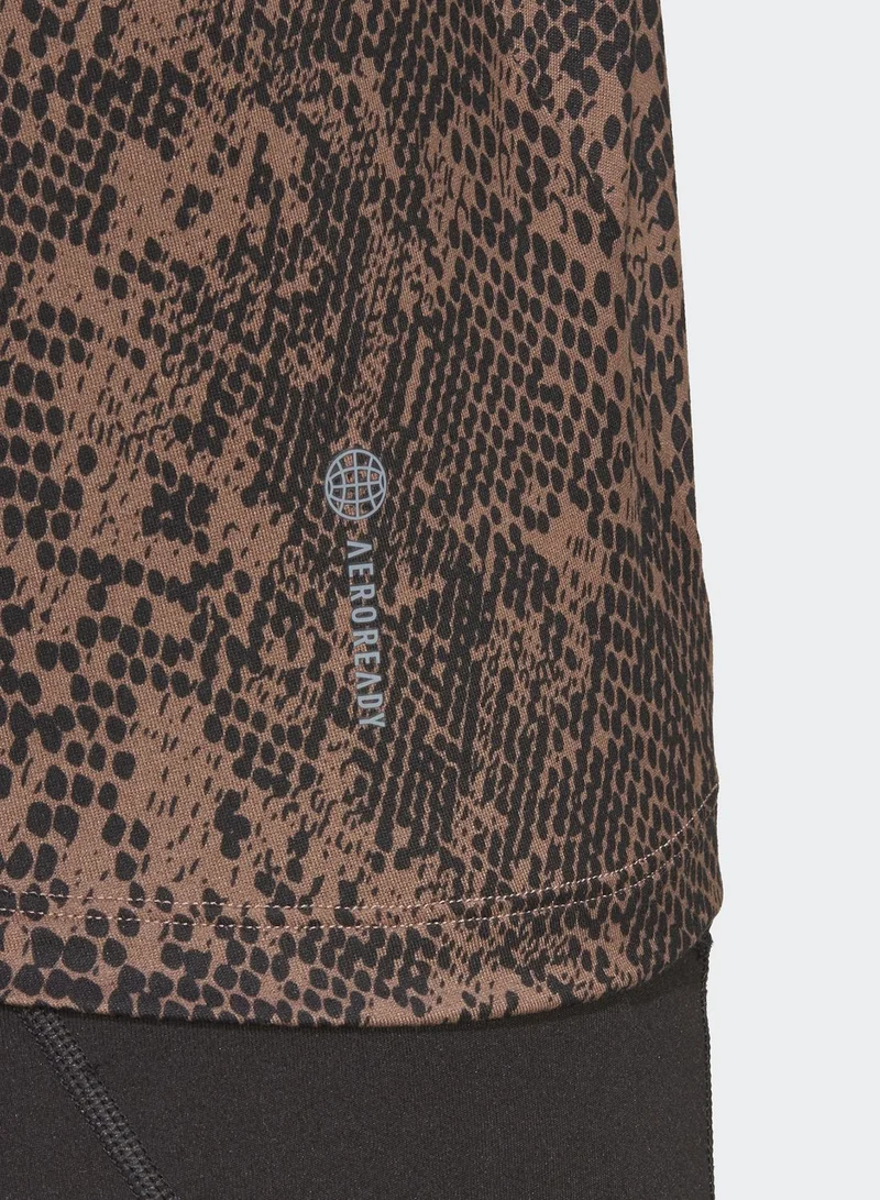 Adidas Train Icons Aop T-Shirt