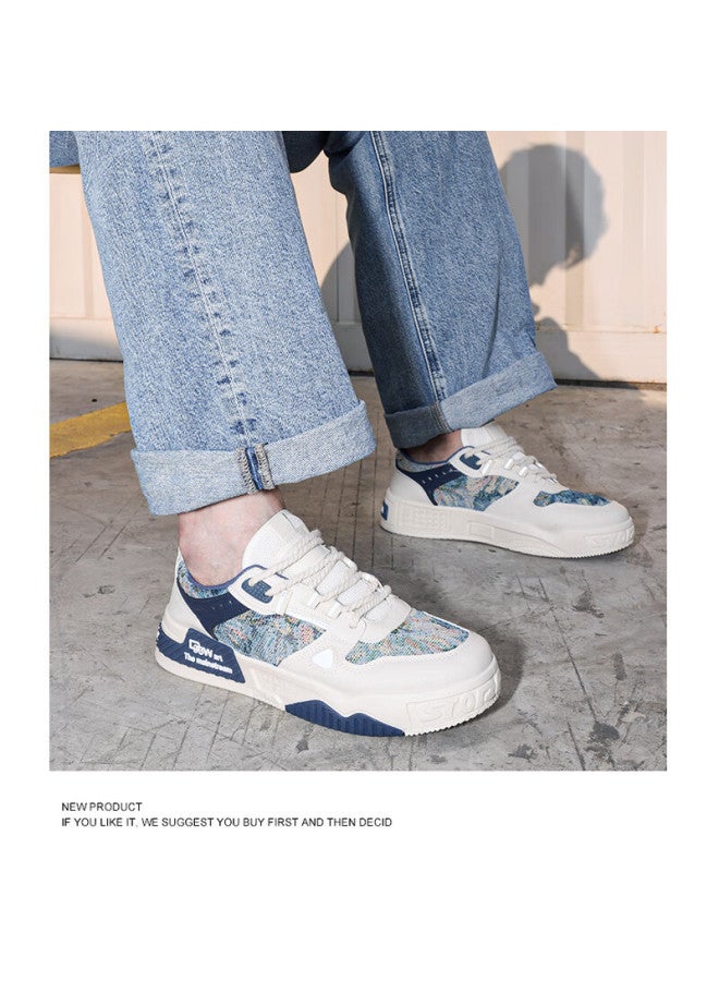 Footoppo Thick-soled Casual Sneakers For Men, Spring And Autumn Thick-soled Athletic Shoes, Summer Trendy Shoes For Men, Height-increasing Breathable Casual Footwear