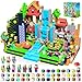 Annexfun 464PCS Magnetic Blocks with 10 Action Figures 2026 STEM Magnetic Building Blocks for Kids Christmas Creative Educational Play Set for Boys Girls - Image 2