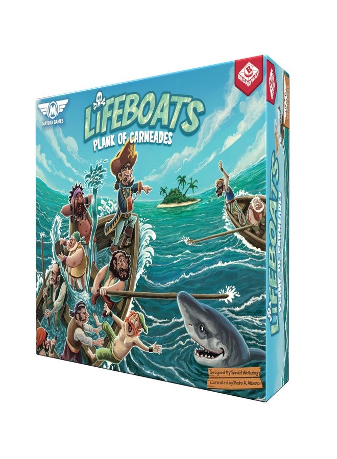 Mayday Games Lifeboats: Plank of Carneades Board Game by MayDay Games – Strategy Party Board Game for Adults and Family – Pirate-Themed Survival and Betrayal – Ages 8+, 3–7 Players – Dice Tower Approved - Image 1