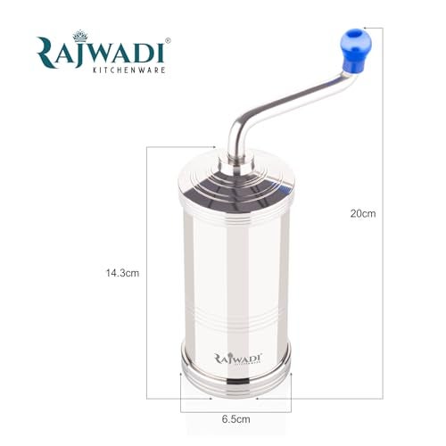 Rajwadi Stainless Steel Sev Sancha Machine/sevga/Muruku Maker with 6 Jali, Kitchen Tools of Namkeen and Snacks Maker (Deluxe) - Image 3