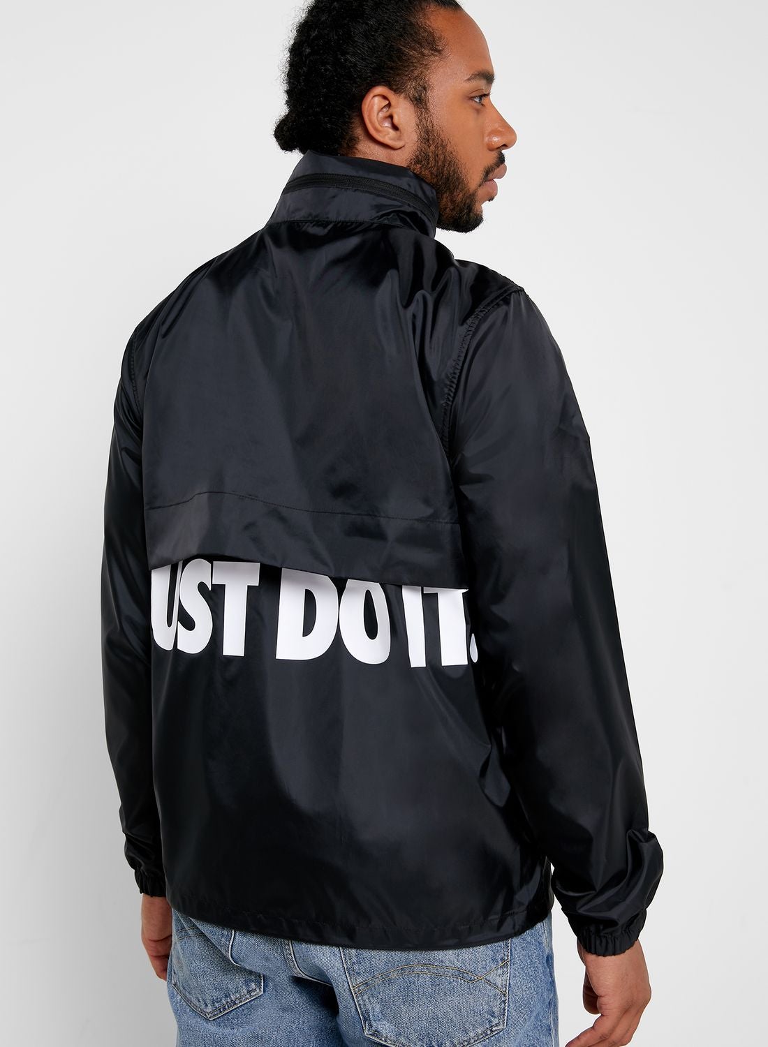 nike just do it jacket black