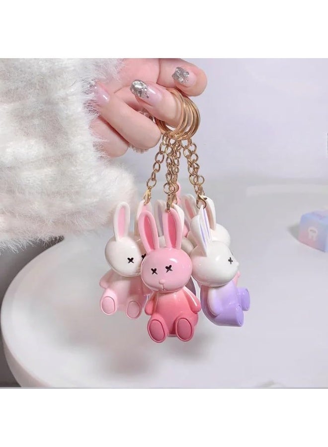 Gege Bear Cute Bunny Keychain Lip Tint | Hydrating, High-Shine Lip Stain |Moisturizing Lightweight, Long-Lasting, Non-Sticky Lip Gloss | Soft & Smooth Lip Color | Korean Beauty Lip Tint | Smudge-Proof, Glossy Finish Lipstain| Nourishing Lip Makeup For Women| Shades #01 (#1Long Island Iced Tea, 2g) - Image 1