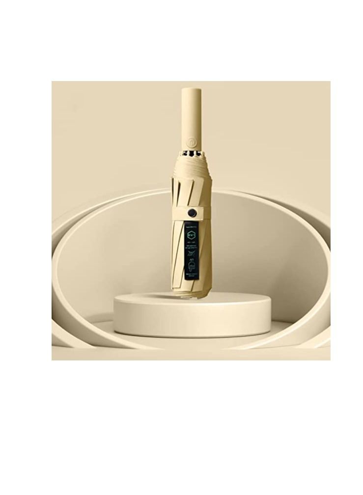 SYOSI مظلة للمطر والرياح ومظلة سفر للحماية من الأشعة فوق البنفسجية ومظلة مدمجة قابلة للطي ومظلات أوتوماتيكية للرجال والنساء - Image 5