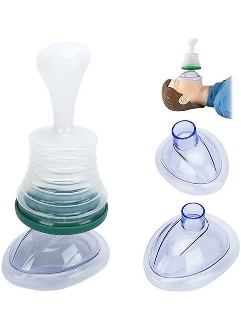 Choking Emergency Device Respiratory Training Trainer Rescue Mask CPR Device Rescue Device Training Products Family Removal Device for Suffocation Removing Blocked Objects Aid Device