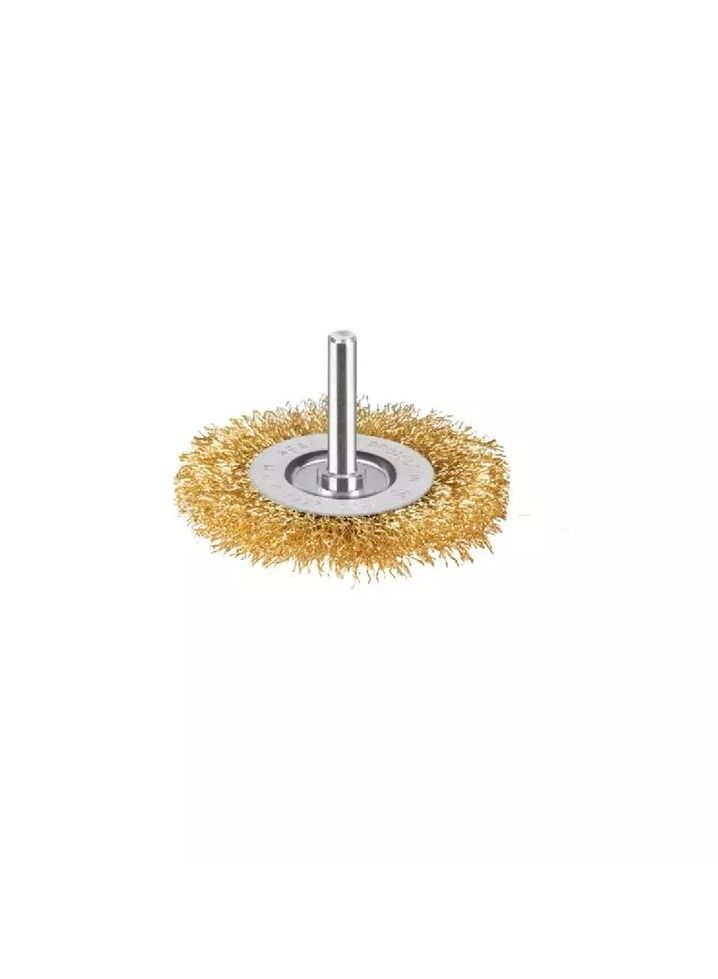 TOTAL T0TAL TAC310031 3 Pcs Set wire brush  Wheel Brush, Brass Wire Wheel and Cup Brush Set - Image 3