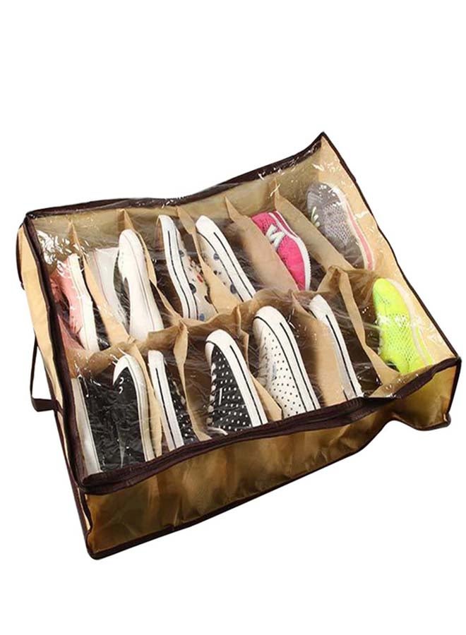 Pocket Shoe Organizer Beige 24inch  - Image 2