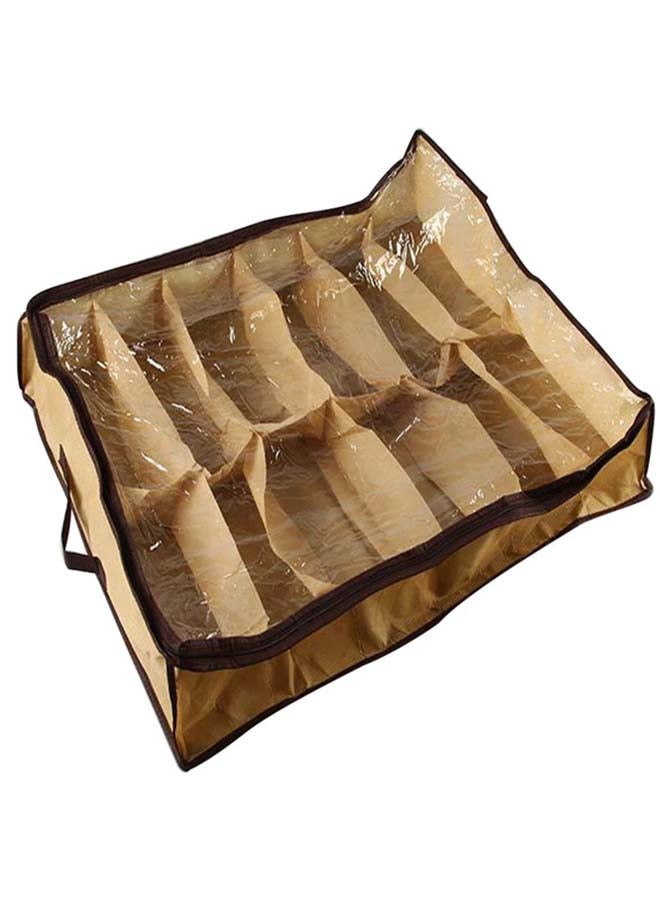Pocket Shoe Organizer Beige 24inch  - Image 4