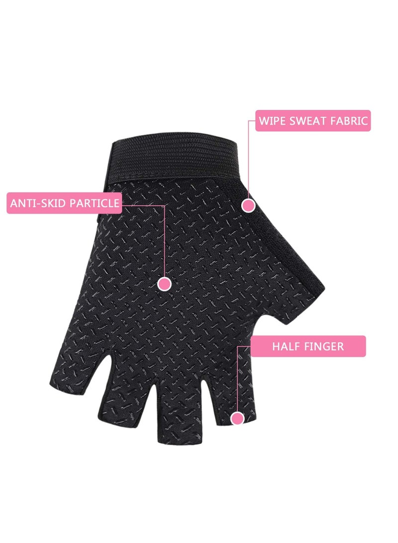 Oasisgalore Kids Half Finger Sport Gloves Kids Fingerless Cycling Gloves，Kids Fishing Gloves for Camping Fishing Outdoor Sports  - Image 4