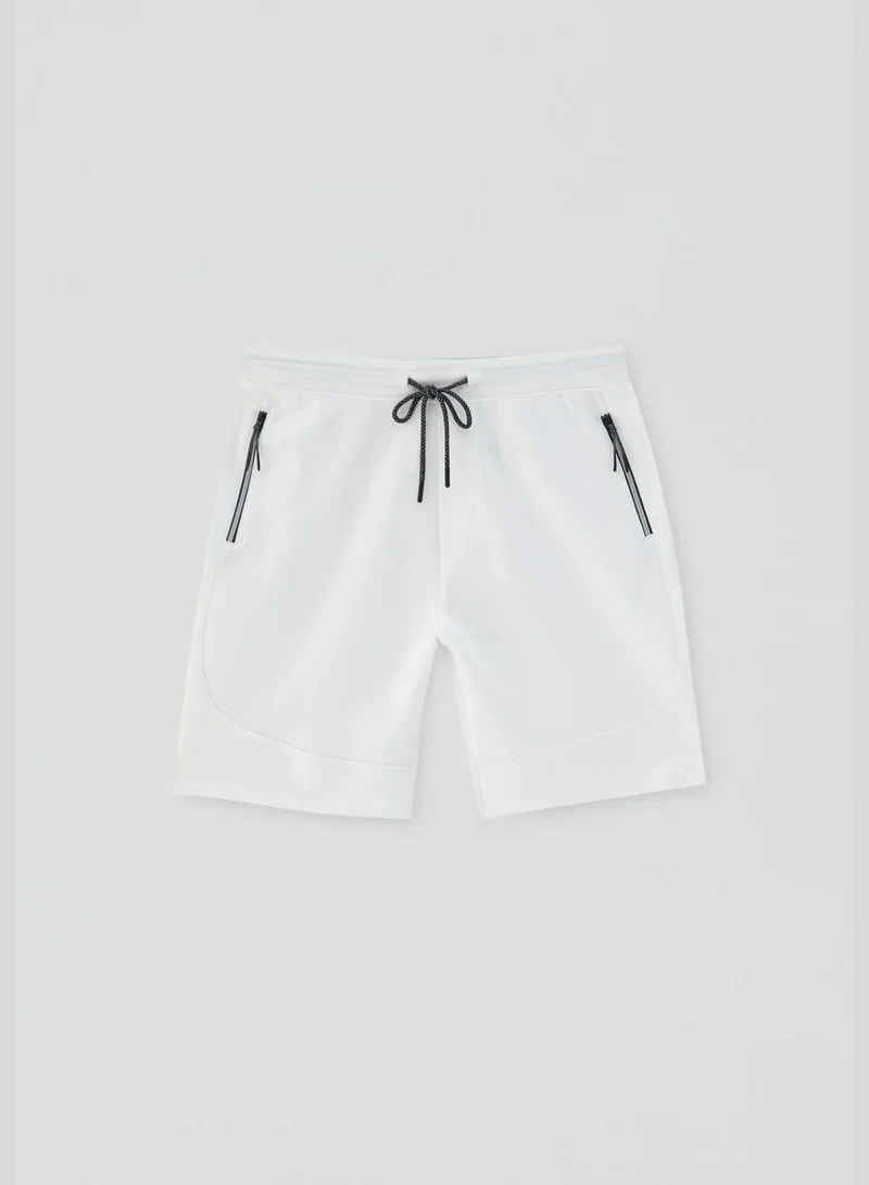 PULL&BEAR Bermuda jogging shorts with zips