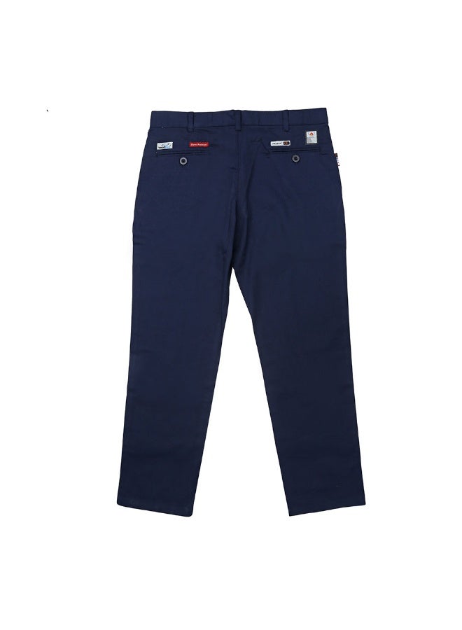 Vaultex NKM 240GSM 8 Cal Fire Retardant Cotton Shirt, Navy Blue, Size 34 - Image 2