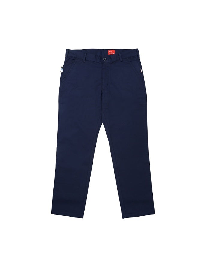 Vaultex NKM 240GSM 8 Cal Fire Retardant Cotton Shirt, Navy Blue, Size 34 - Image 1