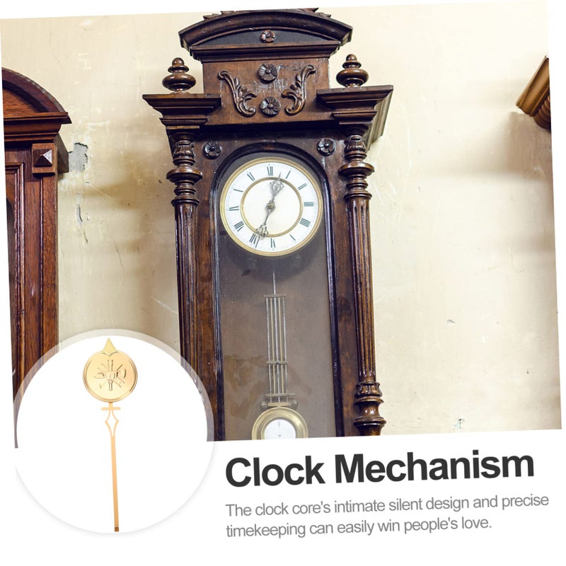 Gold Tone Metal Pendulum Replacement For Wall Clock Movement Part Minimalist Style Clock Supplies - Image 3