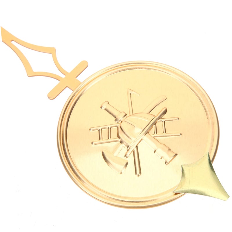 Gold Tone Metal Pendulum Replacement For Wall Clock Movement Part Minimalist Style Clock Supplies - Image 4