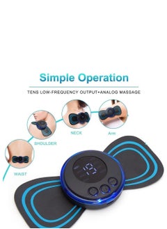 ELTRAZONE ELTRAZONE Body Massager,Neck Massage Machine Rechargeable Portable Wireless Mini Reusable Pain Relief EMS Massager with 8 Modes and 19 Levels for Shoulder,Arms,Legs  - Image 2