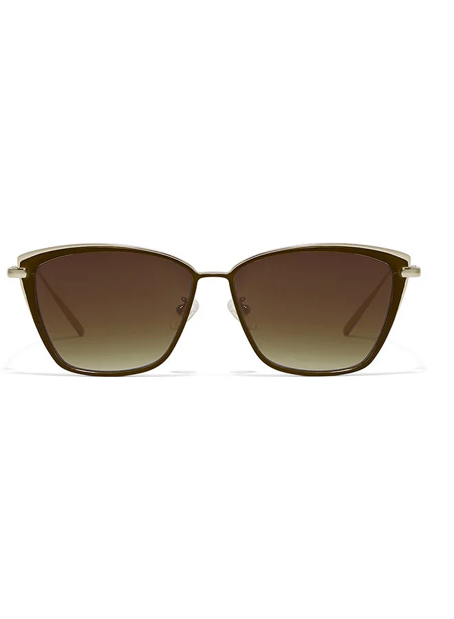30Sundays 30Sundays SUPER CHIC,Women Sunglasses, Cat Eye Sunglasses, UV Protection: UV400 (Brown,Brown)