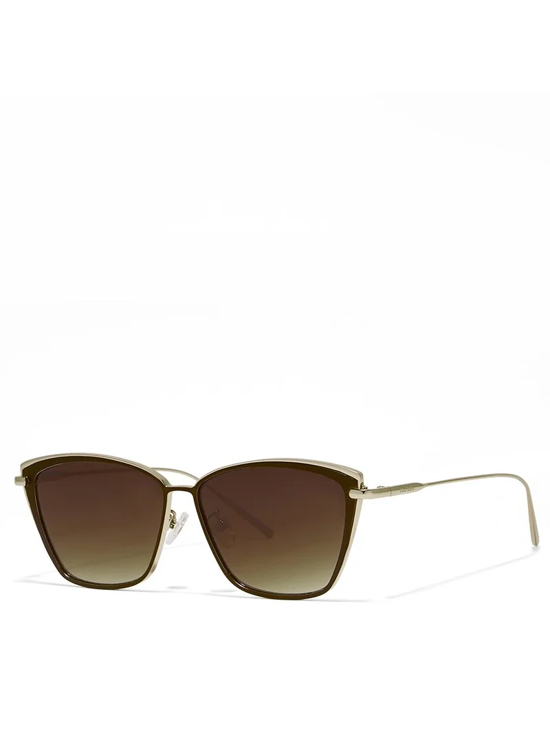 30Sundays 30Sundays SUPER CHIC,Women Sunglasses, Cat Eye Sunglasses, UV Protection: UV400 (Brown,Brown)