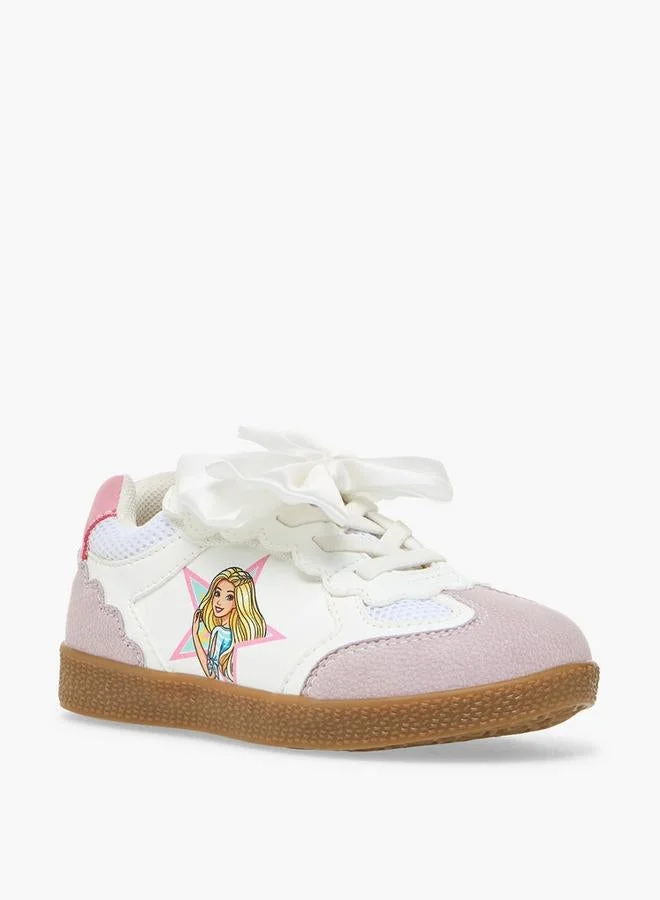 باربي Barbie Girls Hook & Loop Ankle Sneakers