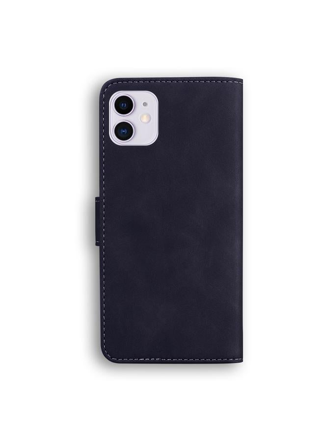 Zaboon Case For iPhone 11 Skin Feel Pure Color Flip Leather Phone Case - Image 3