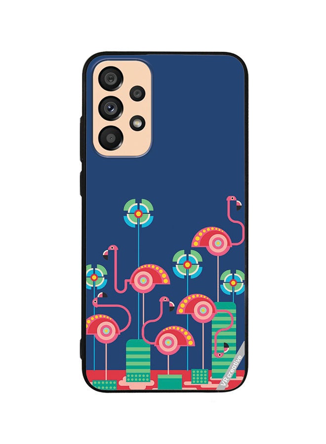 VR CREATIVE Protective Case Cover For Samsung Galaxy A73 5G Duck Illustrate Design Multicolour - Image 1