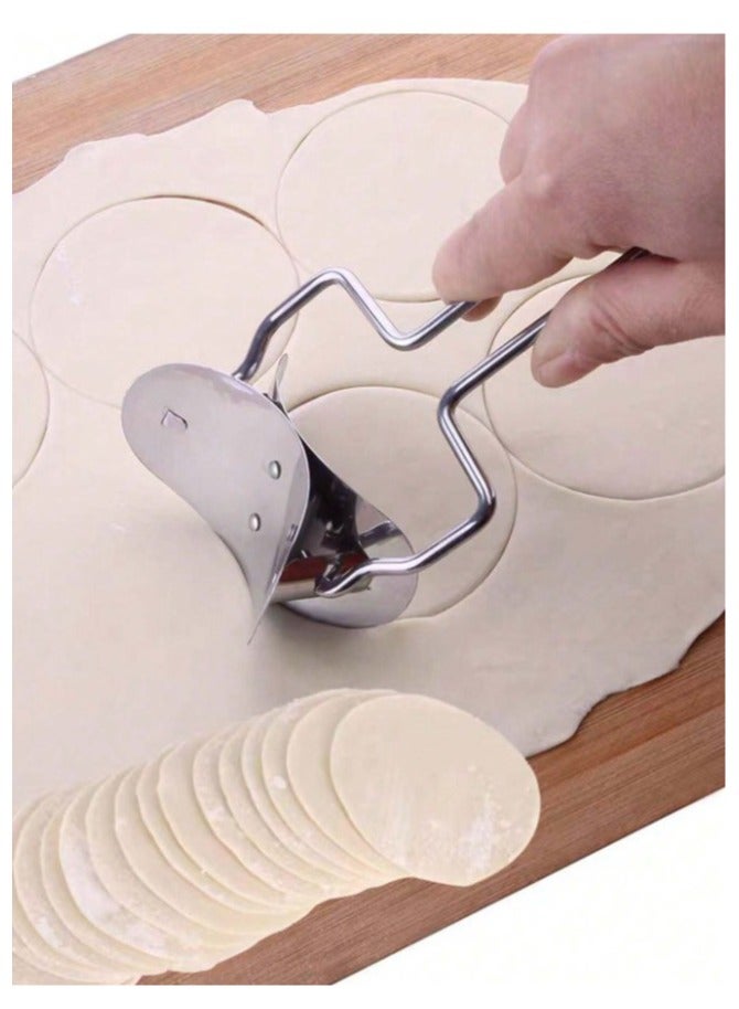 Stainless Steel Dumpling Maker Dough Cutter Silver  - Image 1