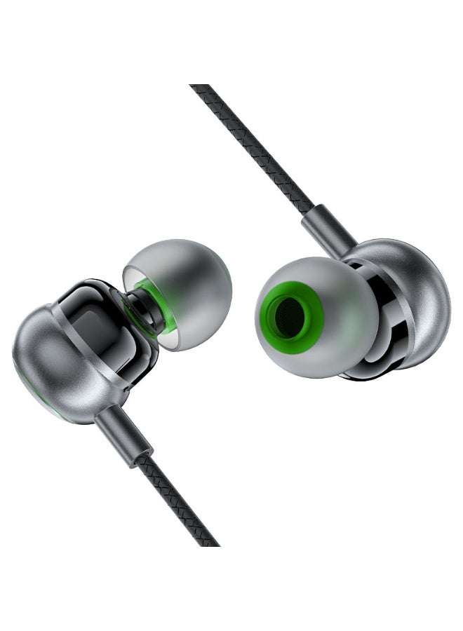 ACEFAST USB-C In Ear Wired Earphones with mic L5, 1.2m Cable Length, Ergonomic in-ear Design,  Easy to Operate, HD Microphone - Black - Image 2