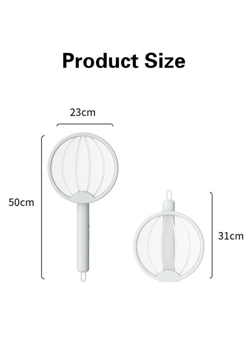 Generic - Electric Fly Swatter, 2 in 1 Bug Zapper Racket, Foldable Fly Swatter Electric, USB Rechargeable Fly Zapper with Powerful Grid 2-Layer Safety Mesh - Image 1