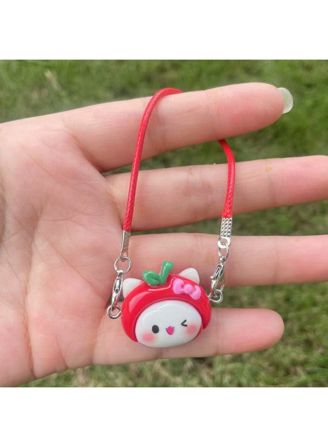 Doll House Mini Miniature Apple Doll Panda Model Cute Crossbody Bag OB11 Doll Clothes Accessories Accessories Pendant 