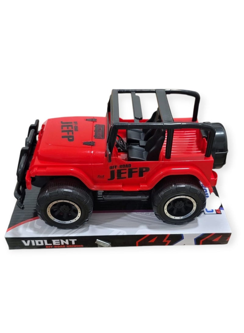 Jeep Kids' Toy Jeep - Off-Road 4x4 Design in Red - Image 2