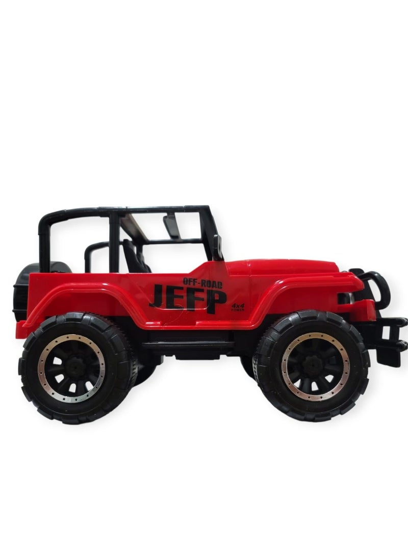 Jeep Kids' Toy Jeep - Off-Road 4x4 Design in Red - Image 1