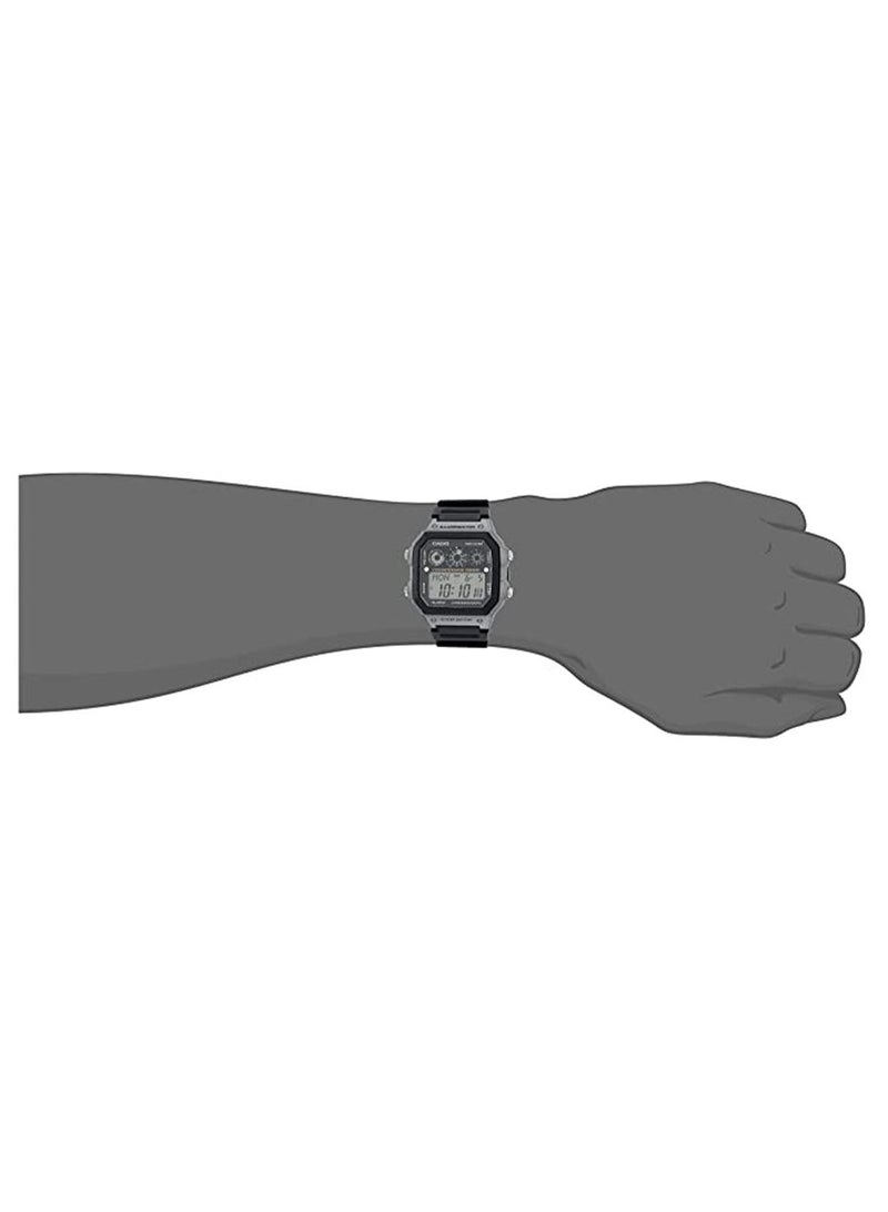كاسيو Men's Digital Quartz Watch AE-1300WH-8AVDF - 45 mm - Black - Image 3